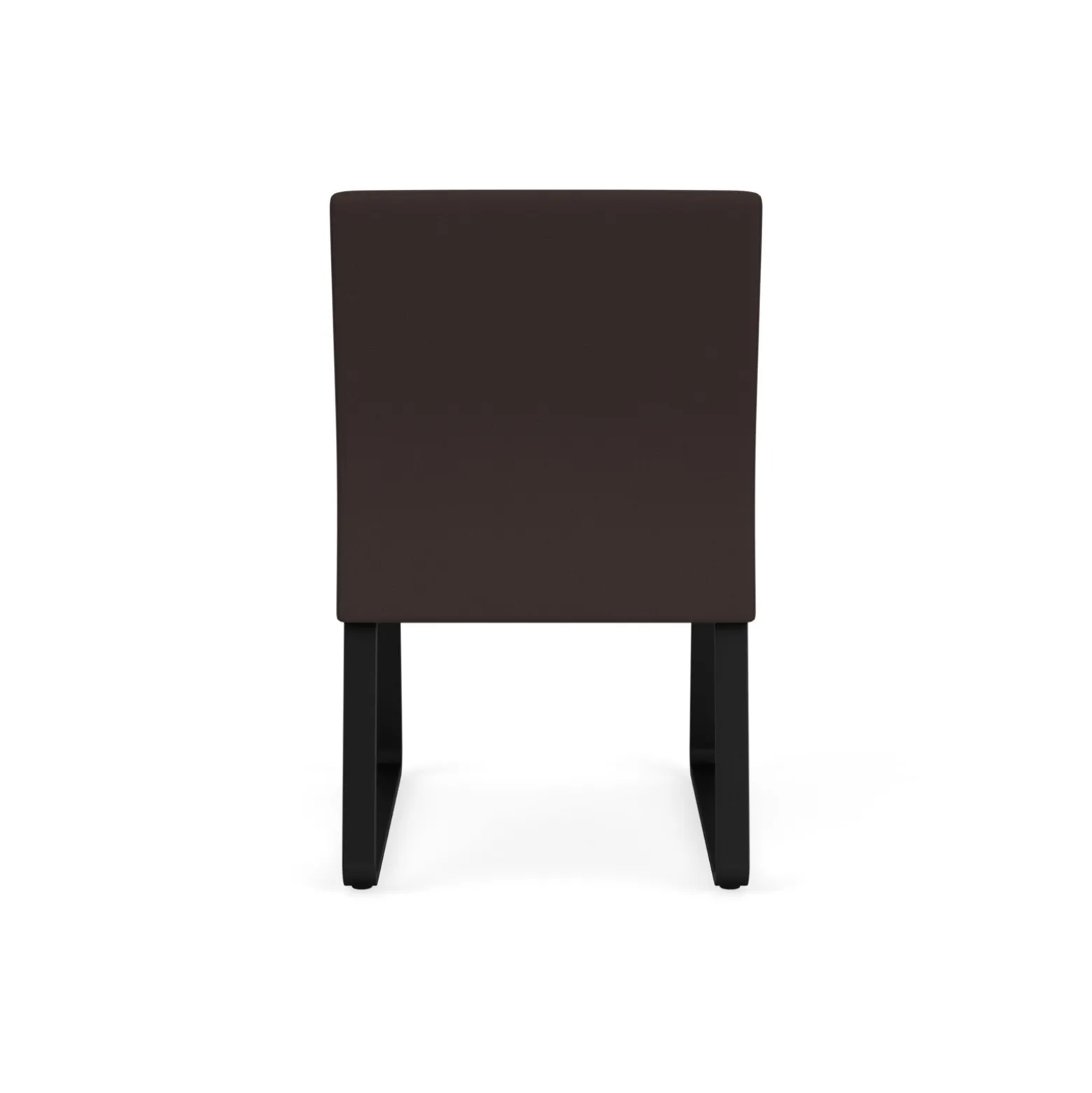 Waterfall Armless Guest Chair in Standard Fabric, Sled Base