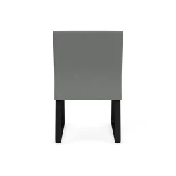 Waterfall Armless Guest Chair in Standard Fabric, Sled Base