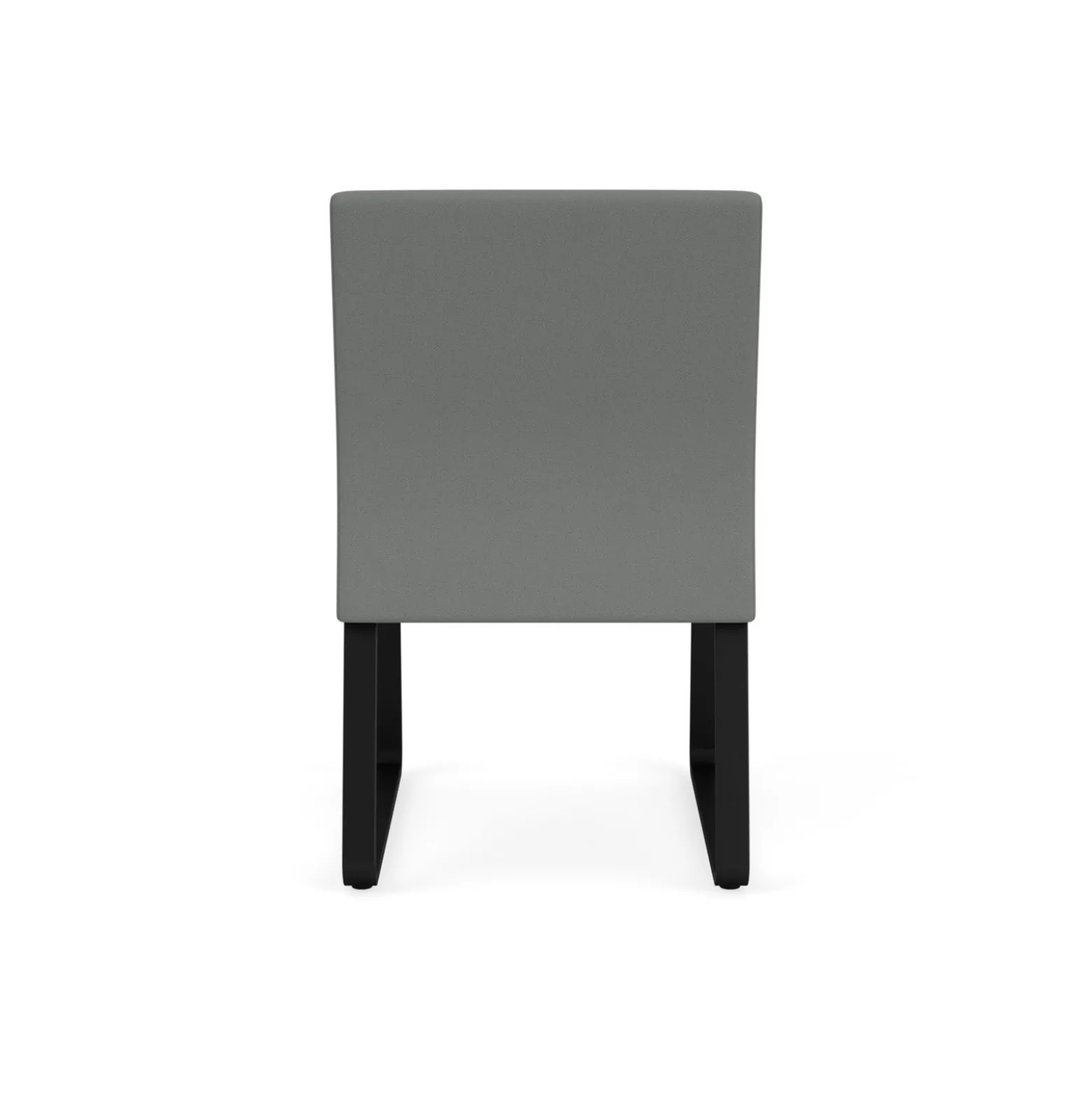Waterfall Armless Guest Chair in Standard Fabric, Sled Base