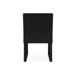 Waterfall Armless Guest Chair in Standard Fabric, Sled Base
