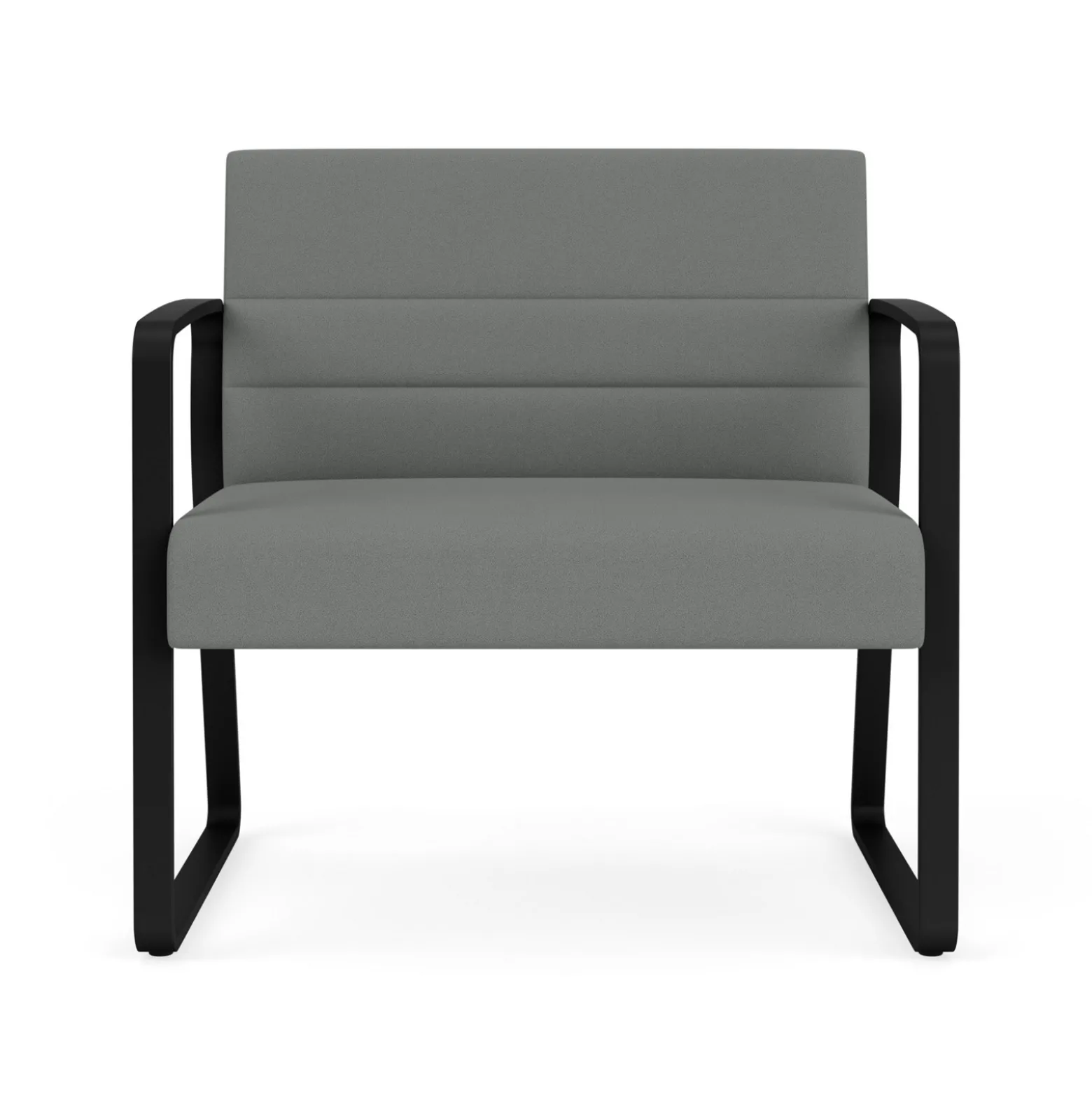 Waterfall Bariatic Chair in Standard Fabric, Sled Base