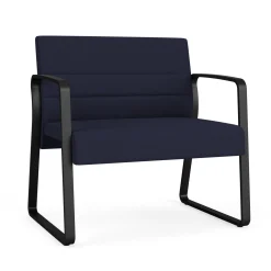 Waterfall Bariatic Chair in Standard Fabric, Sled Base