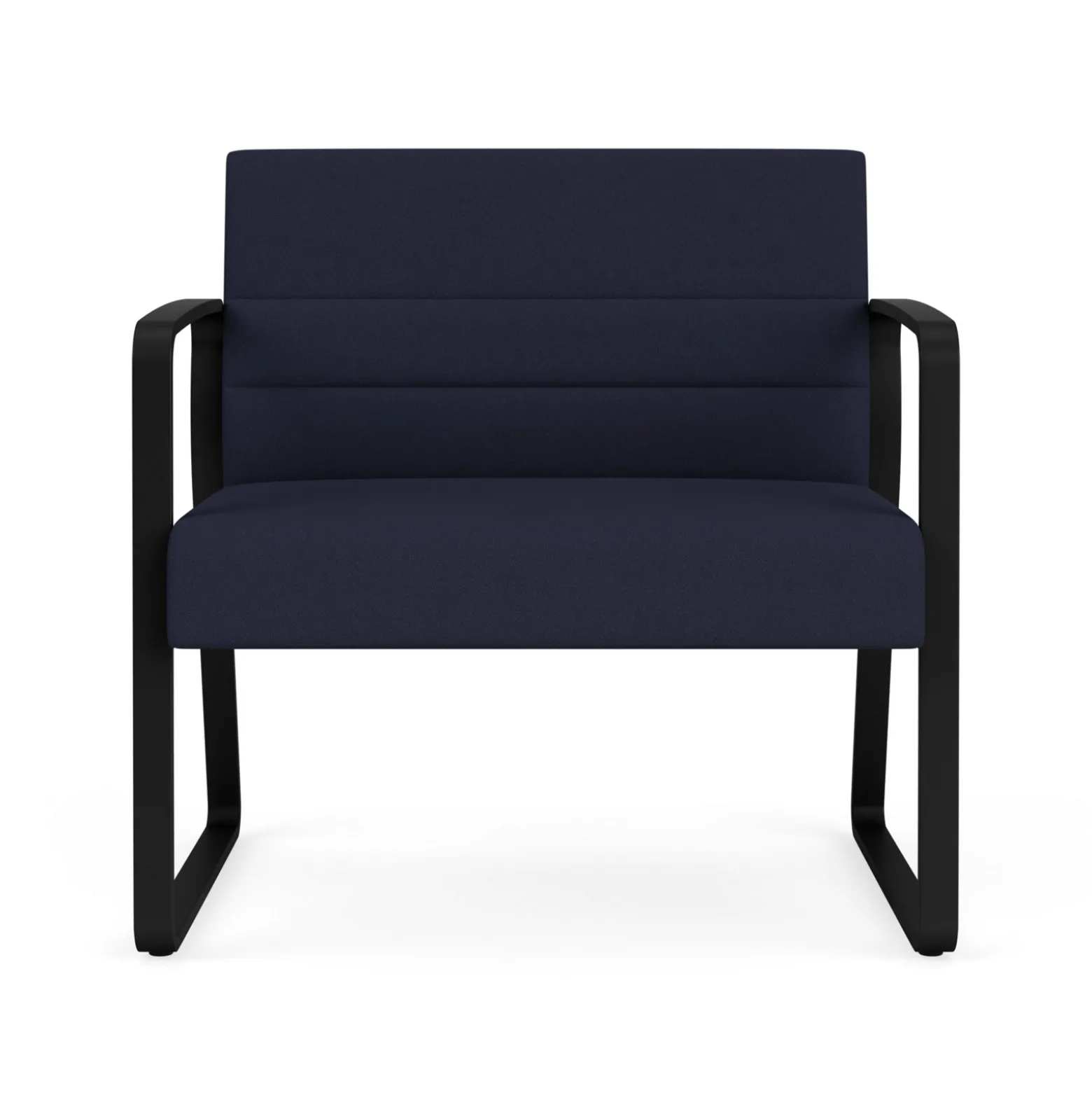 Waterfall Bariatic Chair in Standard Fabric, Sled Base