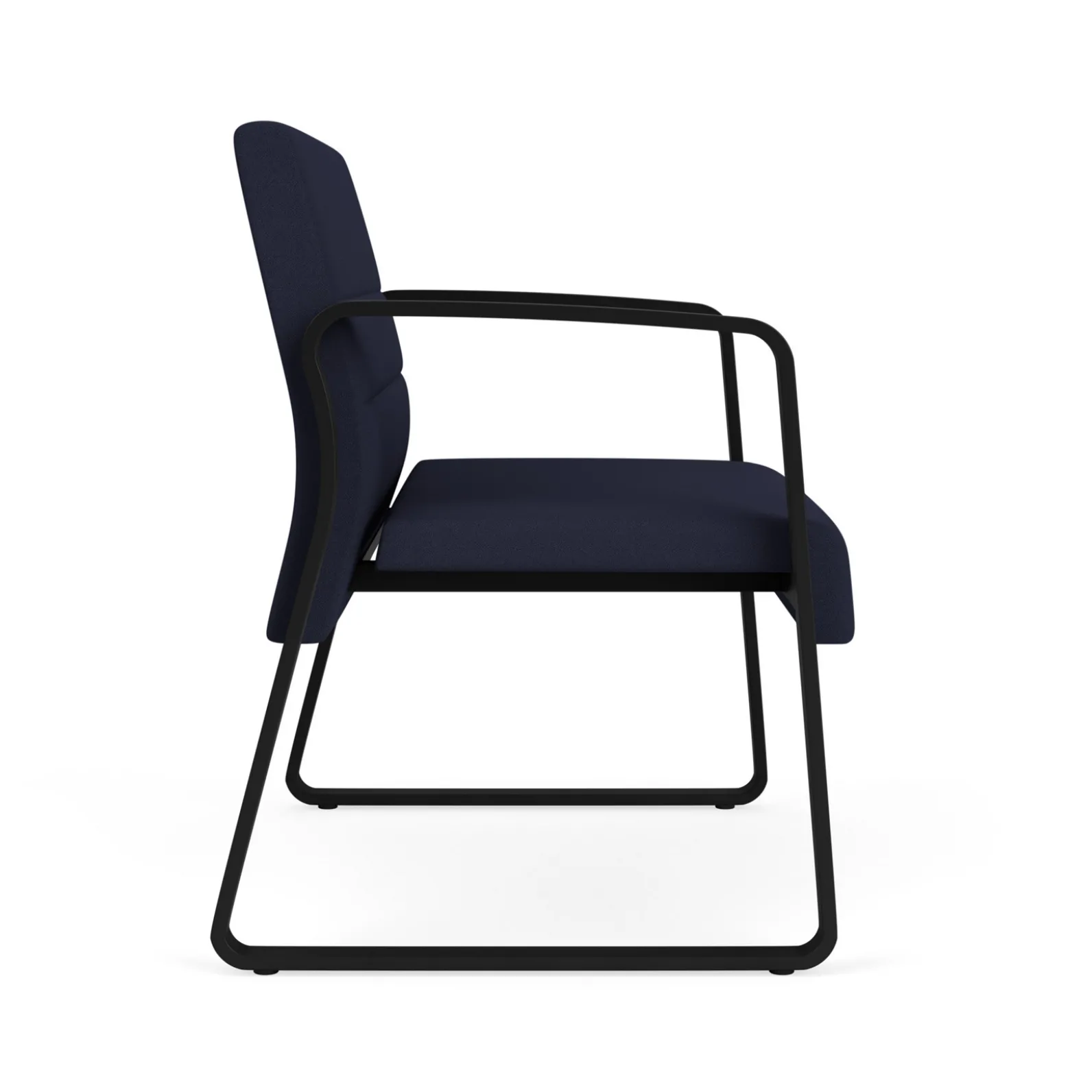 Waterfall Bariatic Chair in Standard Fabric, Sled Base