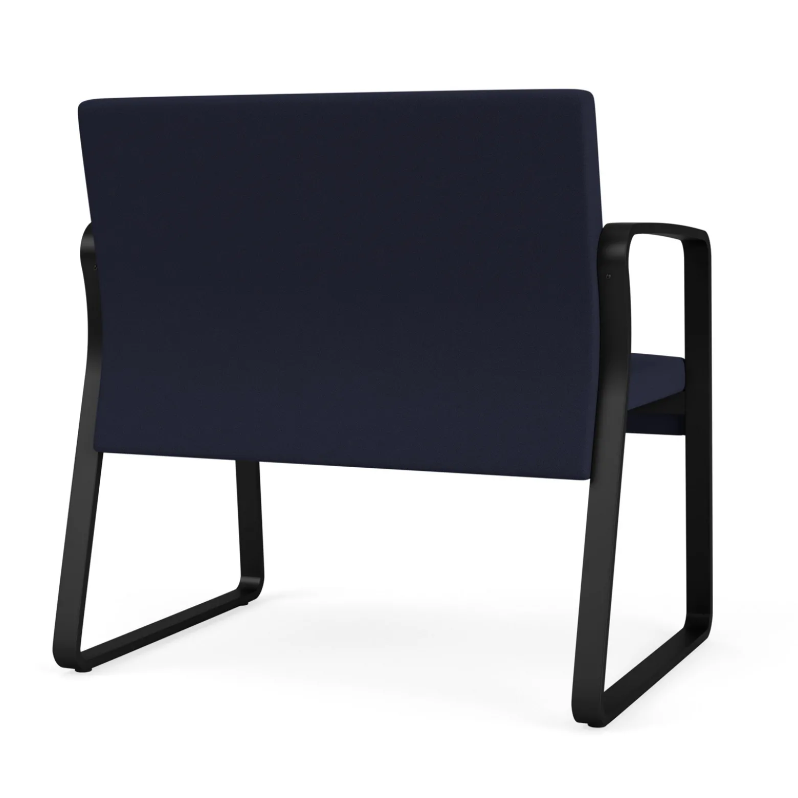 Waterfall Bariatic Chair in Standard Fabric, Sled Base