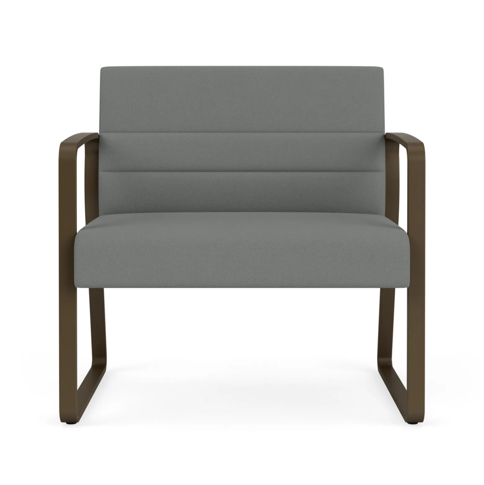 Waterfall Bariatic Chair in Standard Fabric, Sled Base