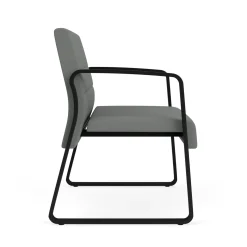 Waterfall Bariatic Chair in Standard Fabric, Sled Base