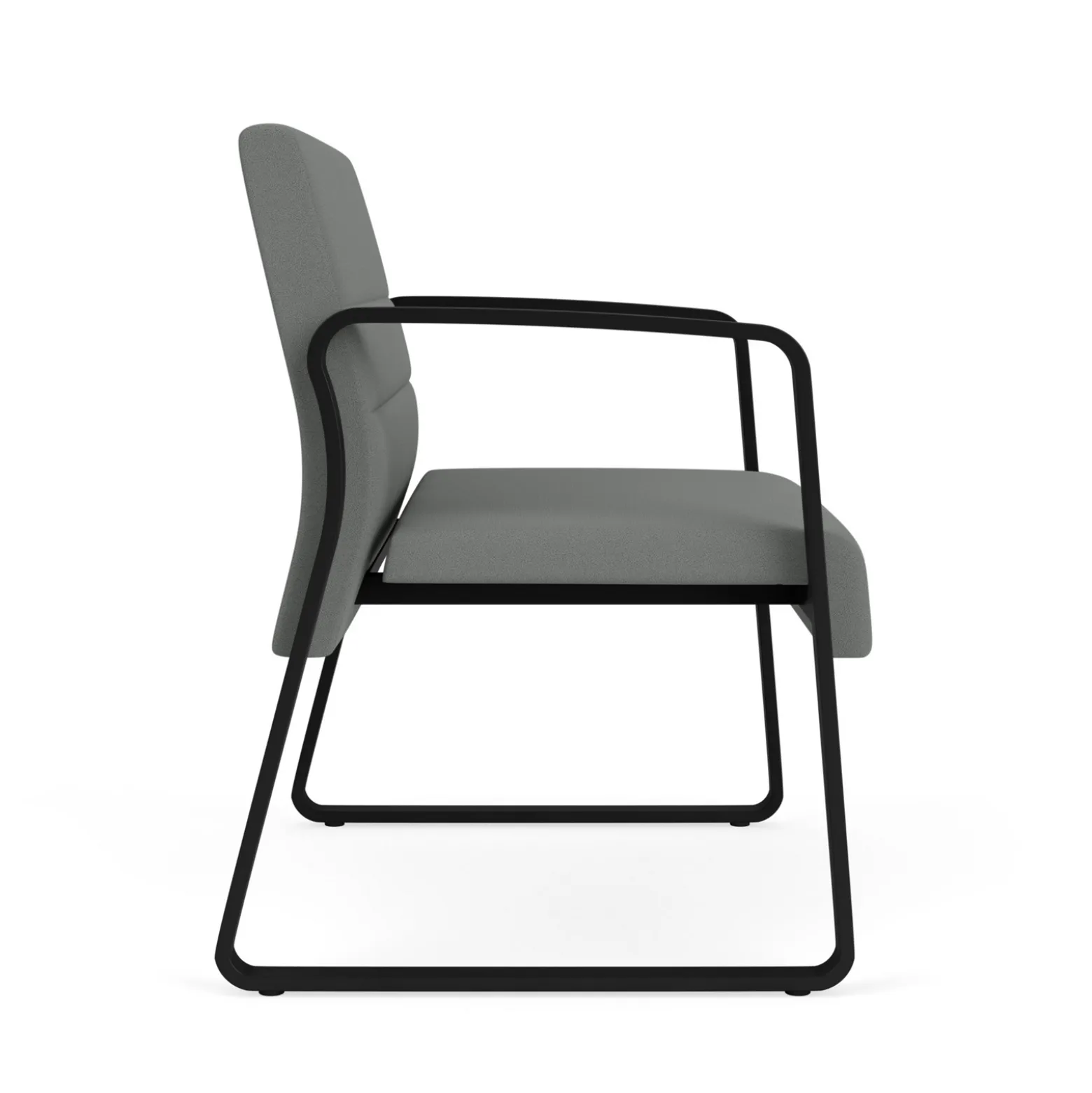 Waterfall Bariatic Chair in Standard Fabric, Sled Base