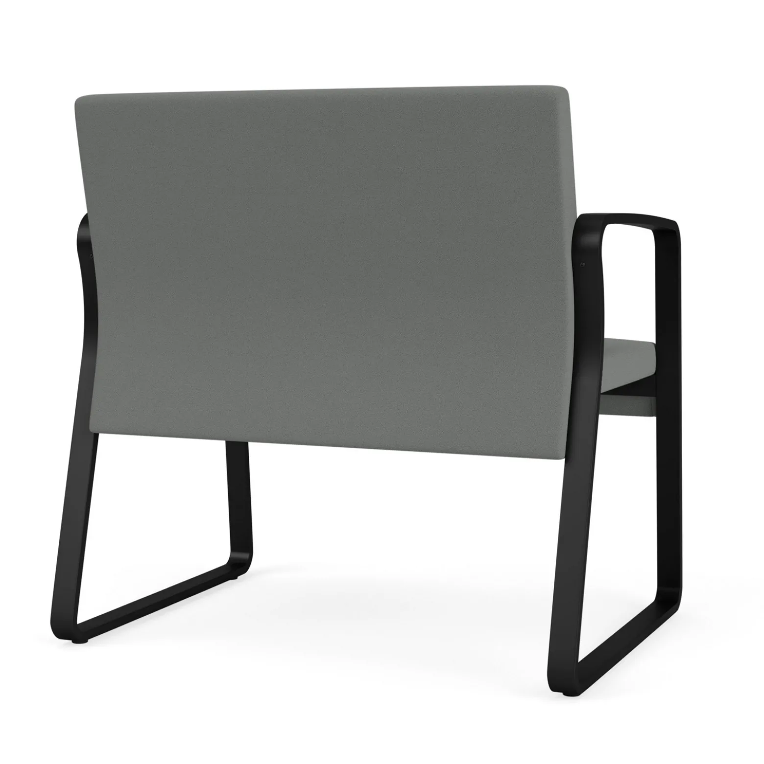 Waterfall Bariatic Chair in Standard Fabric, Sled Base