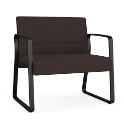 Waterfall Bariatic Chair in Standard Fabric, Sled Base