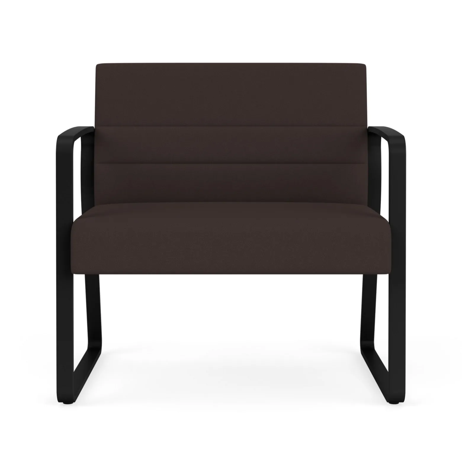 Waterfall Bariatic Chair in Standard Fabric, Sled Base