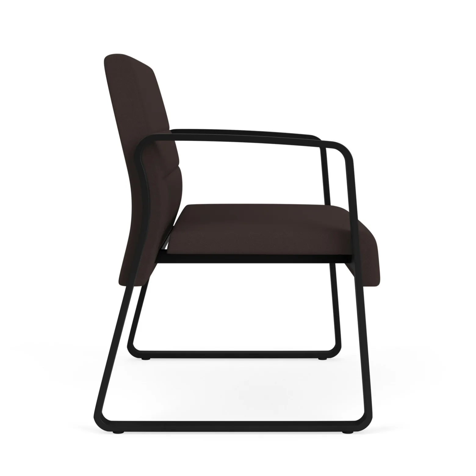 Waterfall Bariatic Chair in Standard Fabric, Sled Base