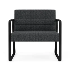 Waterfall Bariatric Chair, Sled Base in Designer Upholstery