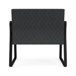 Waterfall Bariatric Chair, Sled Base in Designer Upholstery