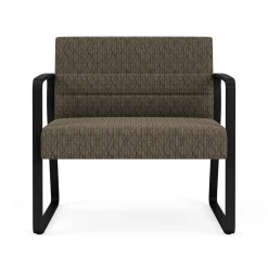 Waterfall Bariatric Chair, Sled Base in Designer Upholstery