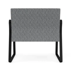 Waterfall Bariatric Chair, Sled Base in Designer Upholstery