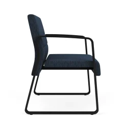 Waterfall Bariatric Chair, Sled Base in Designer Upholstery