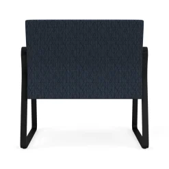 Waterfall Bariatric Chair, Sled Base in Designer Upholstery