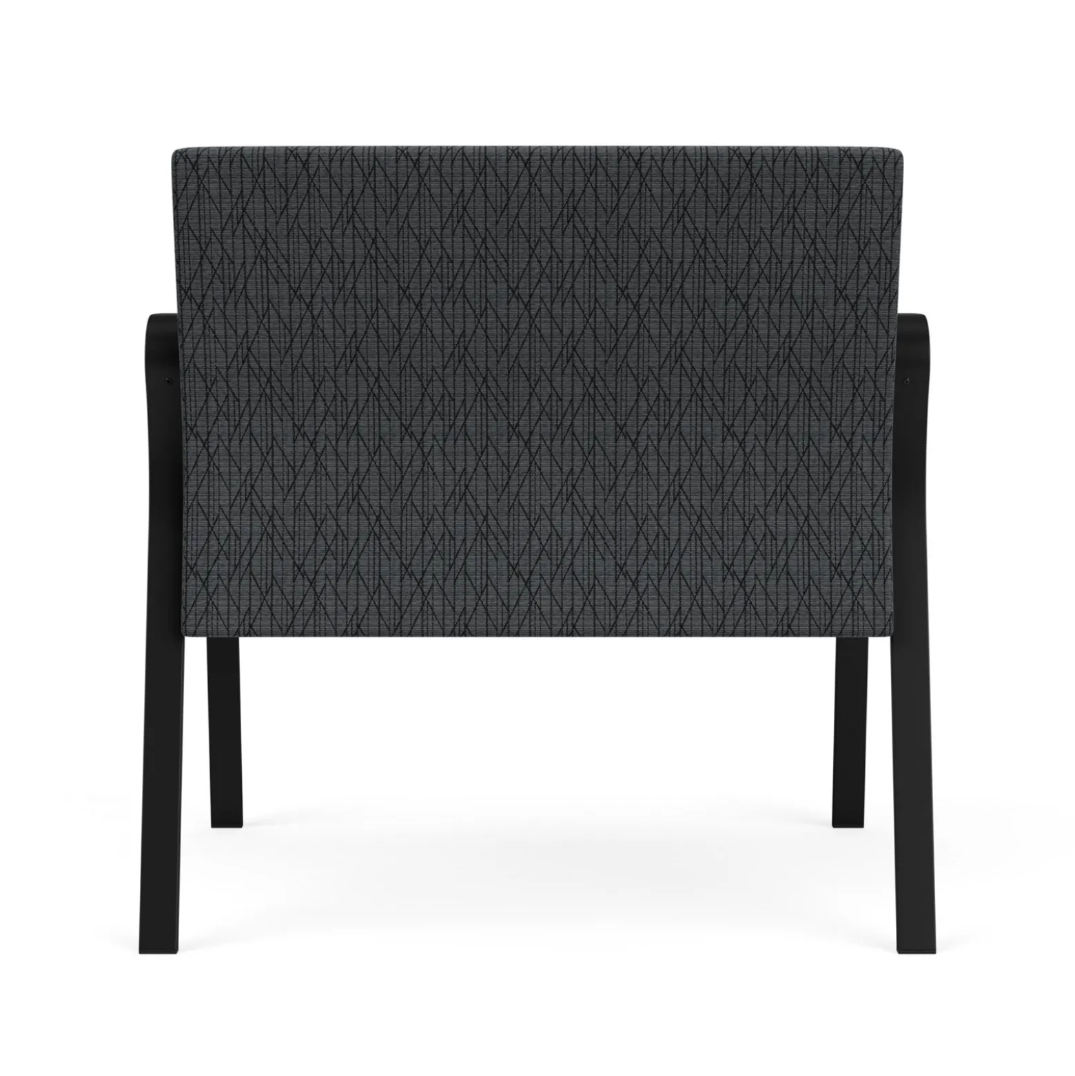 Waterfall Bariatric Chair in Designer Upholstery, 4-leg Base