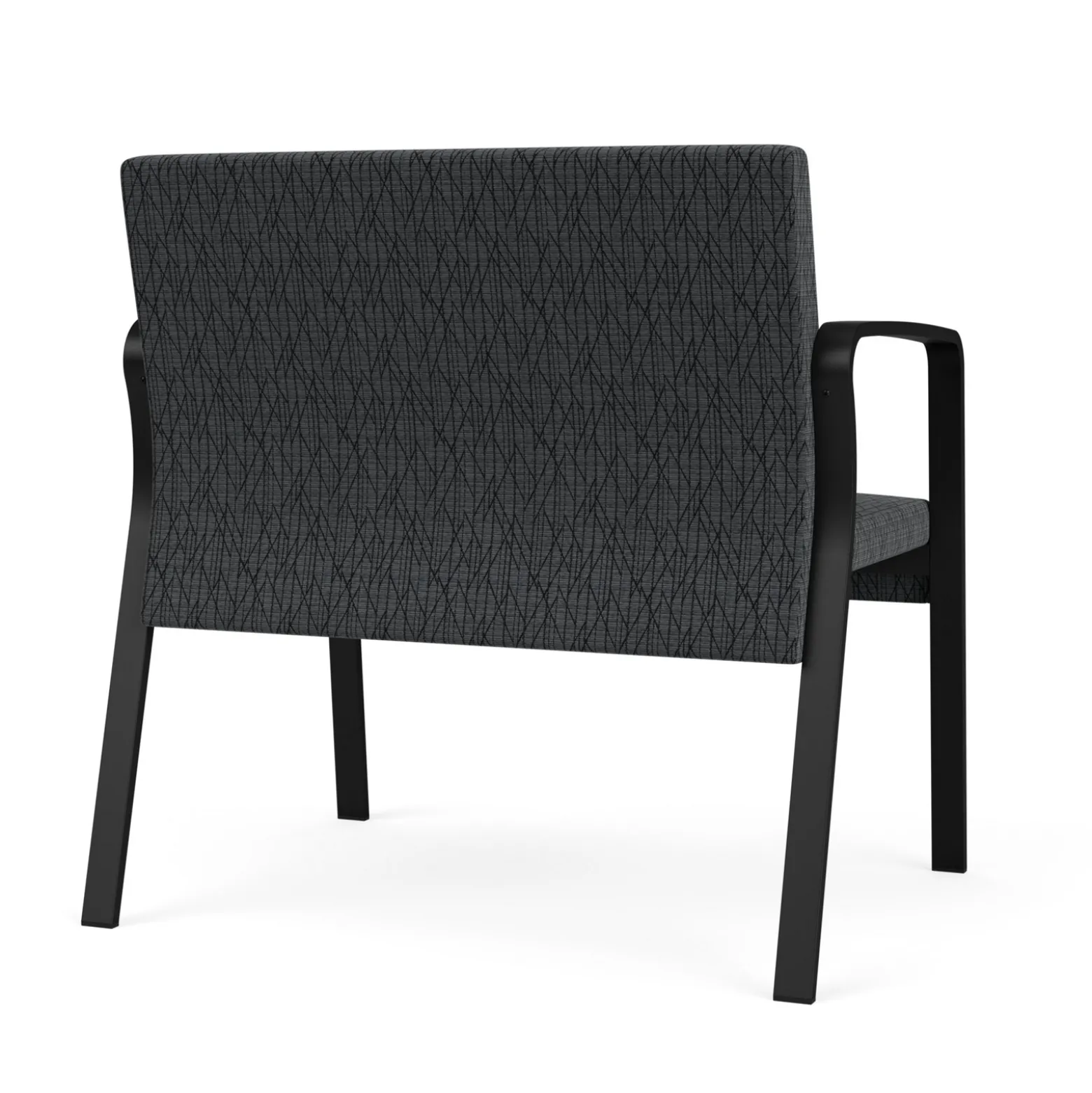 Waterfall Bariatric Chair in Designer Upholstery, 4-leg Base