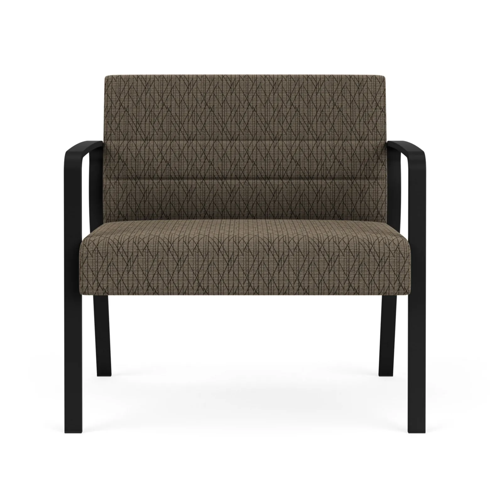 Waterfall Bariatric Chair in Designer Upholstery, 4-leg Base