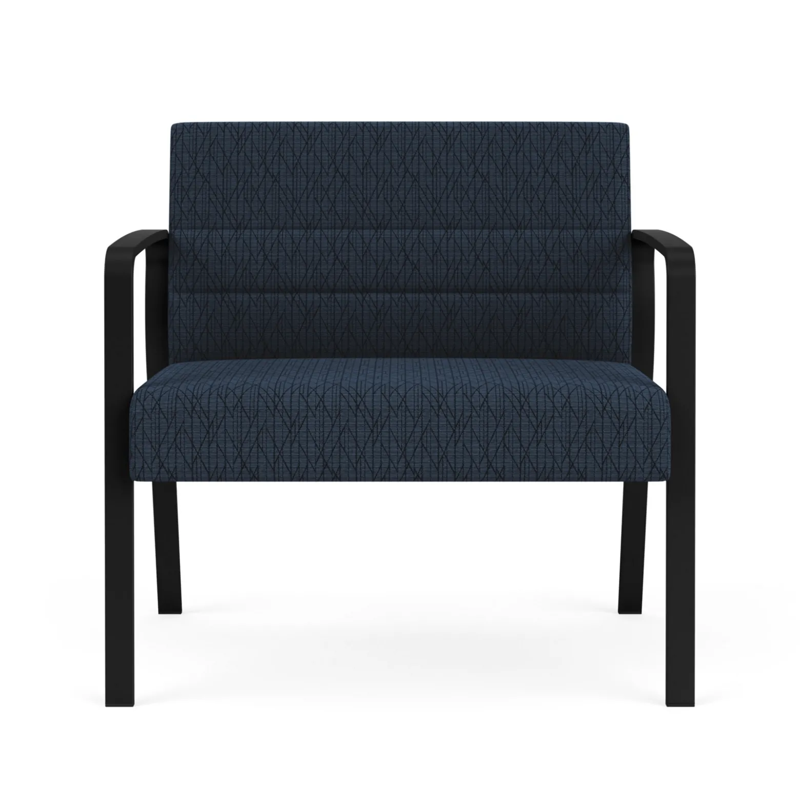 Waterfall Bariatric Chair in Designer Upholstery, 4-leg Base