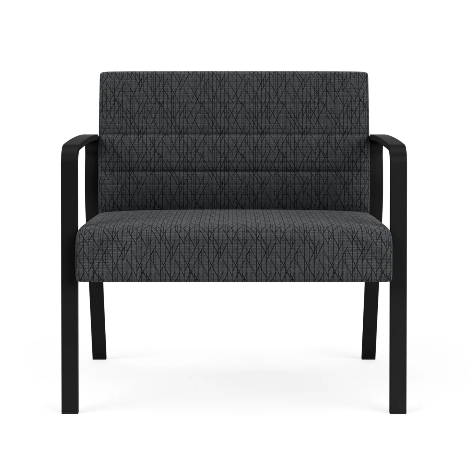Waterfall Bariatric Chair in Designer Upholstery, 4-leg Base