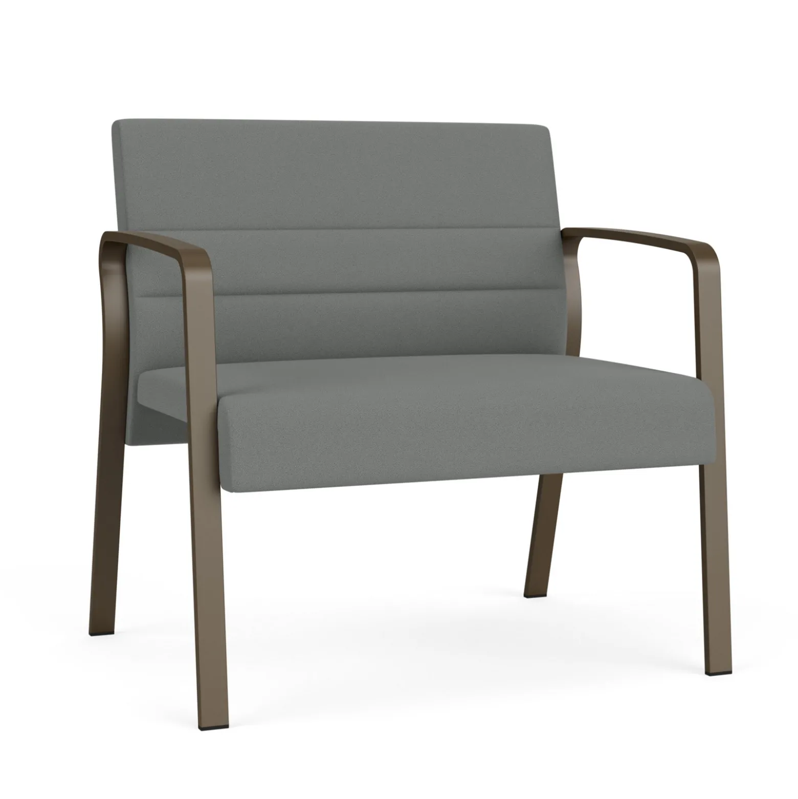 Waterfall Bariatric Chair in Standard Fabric, 4-Leg Base