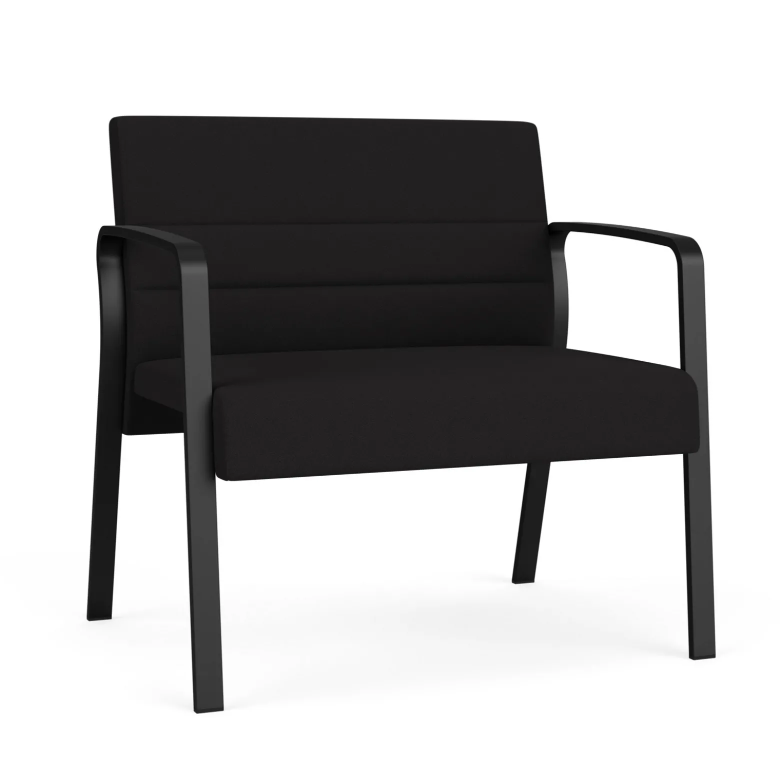 Waterfall Bariatric Chair in Standard Fabric, 4-Leg Base