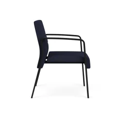 Waterfall Guest Chair in Standard Fabric, 4-Leg Base
