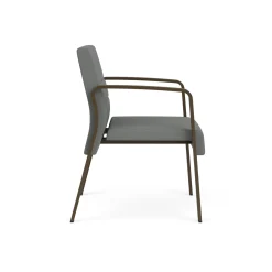Waterfall Guest Chair in Standard Fabric, 4-Leg Base