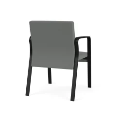 Waterfall Guest Chair in Standard Fabric, 4-Leg Base