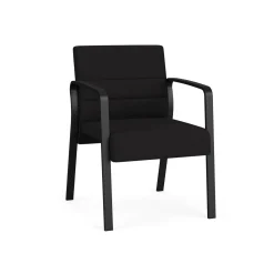 Waterfall Guest Chair in Standard Fabric, 4-Leg Base