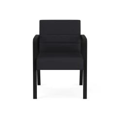 Waterfall Guest Chair in Designer Fabric, 4-Leg Base