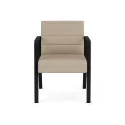 Waterfall Guest Chair in Designer Fabric, 4-Leg Base