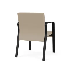 Waterfall Guest Chair in Designer Fabric, 4-Leg Base