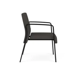 Waterfall Guest Chair in Designer Fabric, 4-Leg Base