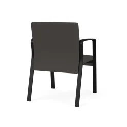Waterfall Guest Chair in Designer Fabric, 4-Leg Base
