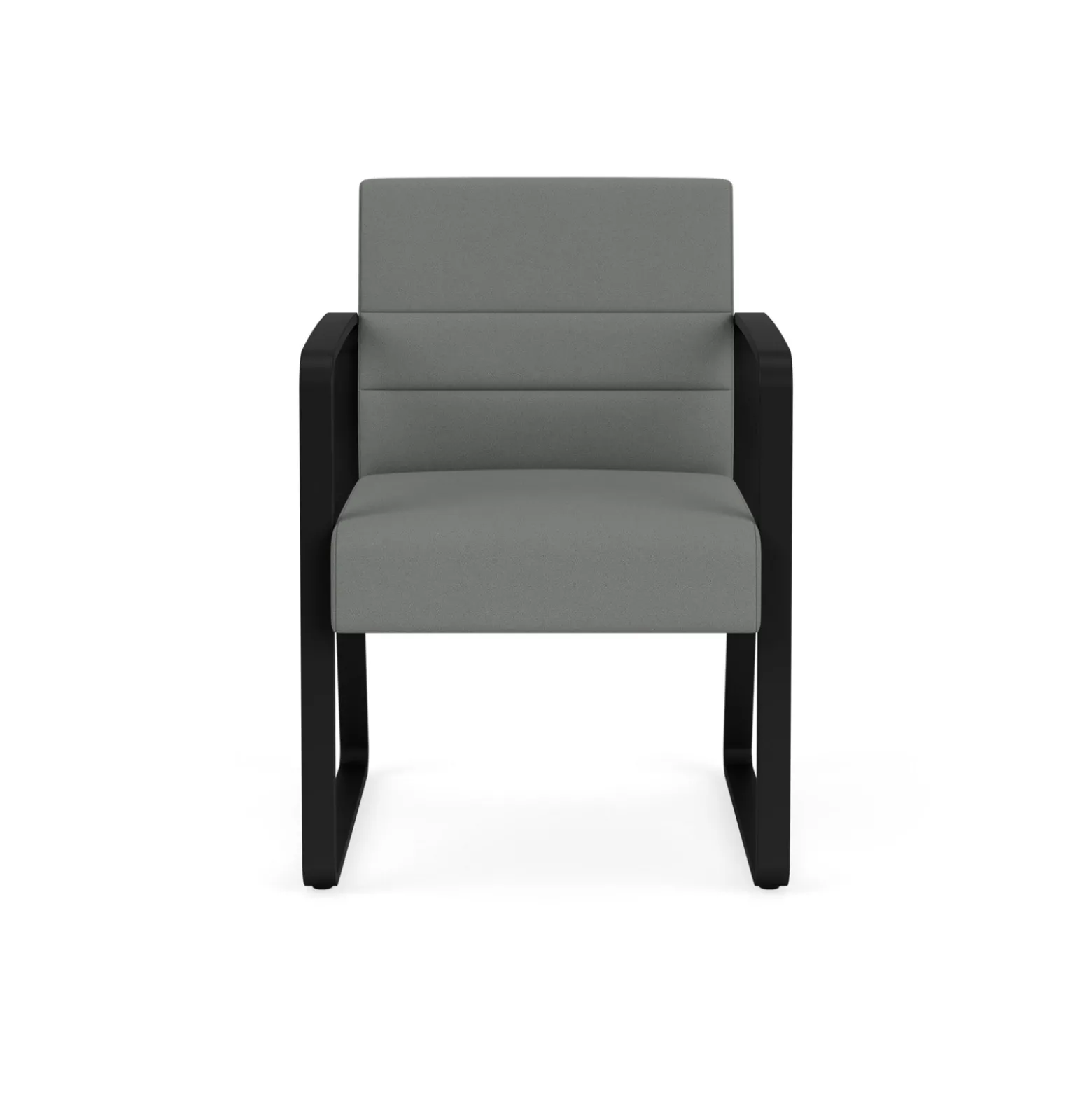 Waterfall Guest Chair in Standard Fabric, Sled Base
