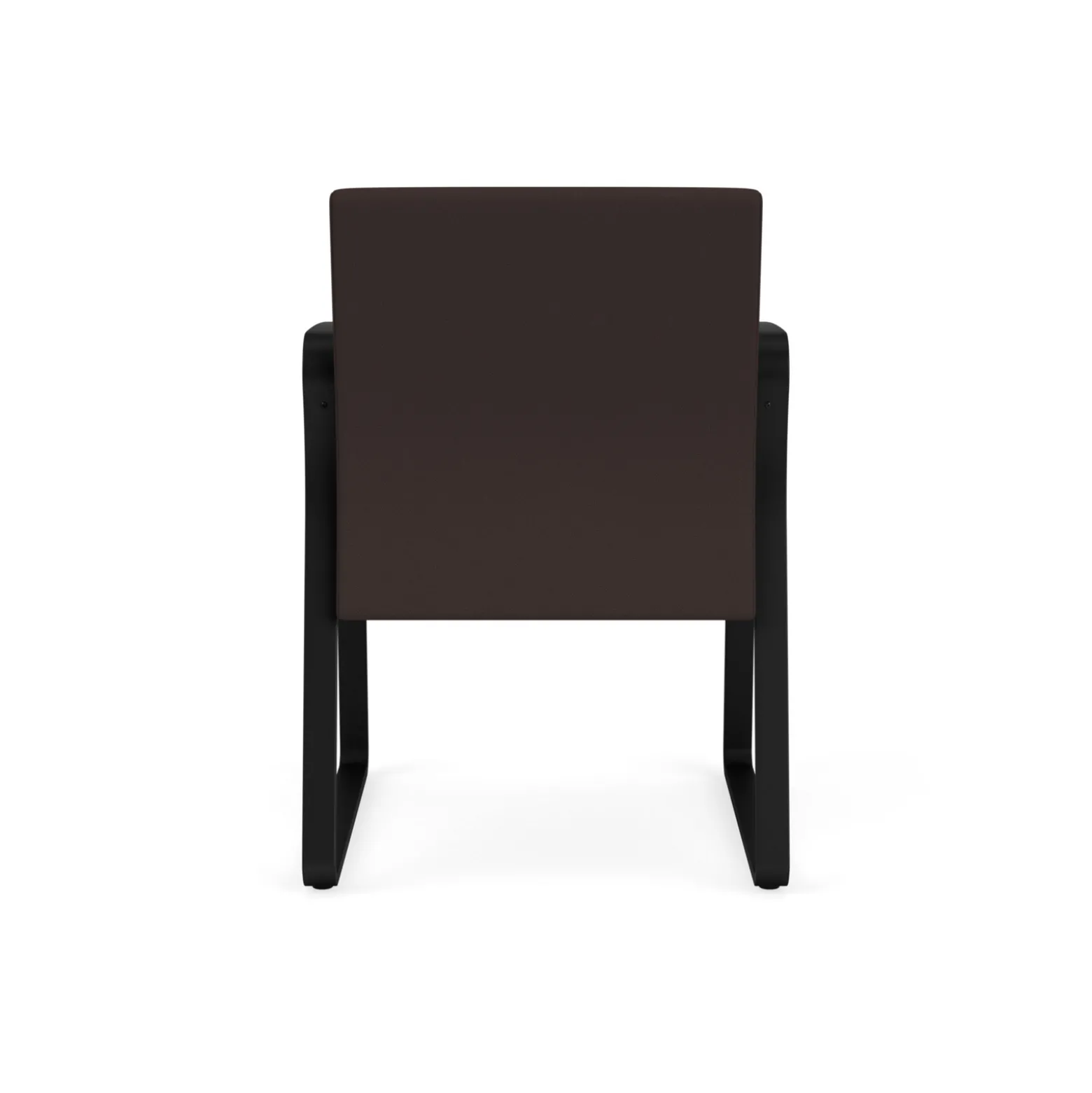 Waterfall Guest Chair in Standard Fabric, Sled Base