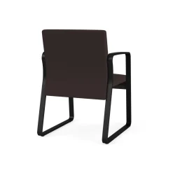 Waterfall Guest Chair in Standard Fabric, Sled Base