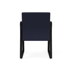 Waterfall Guest Chair in Standard Fabric, Sled Base
