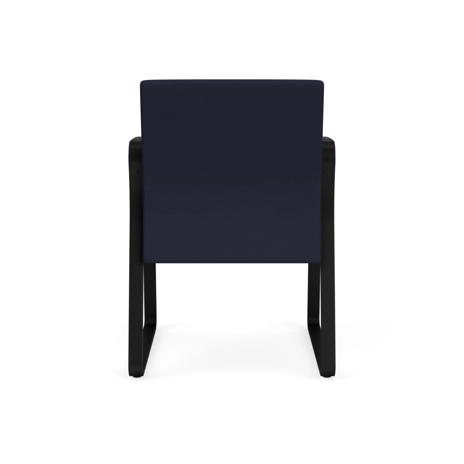 Waterfall Guest Chair in Standard Fabric, Sled Base