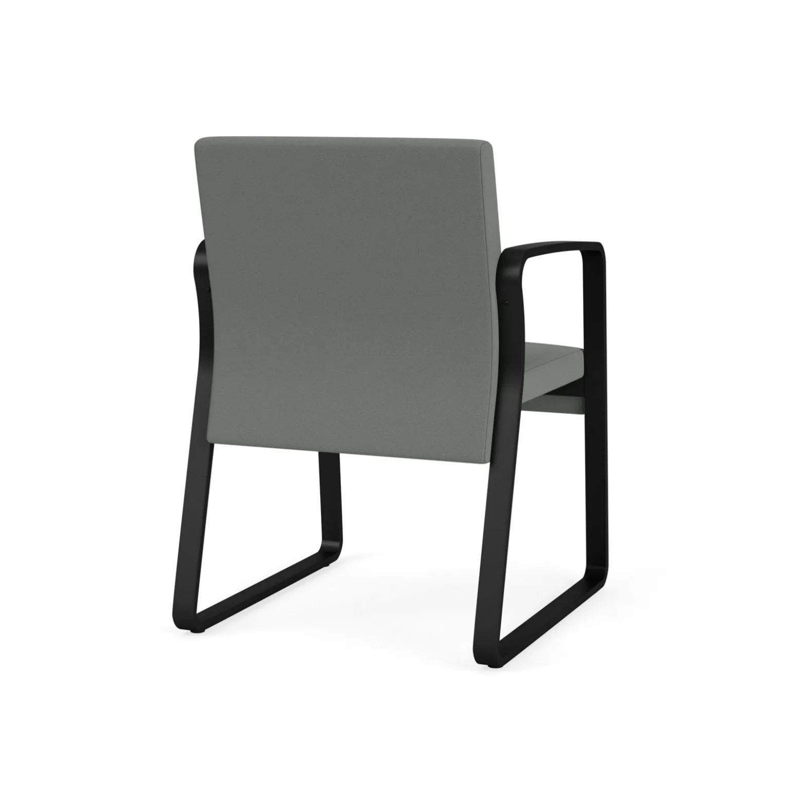 Waterfall Guest Chair in Standard Fabric, Sled Base