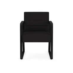 Waterfall Guest Chair in Standard Fabric, Sled Base