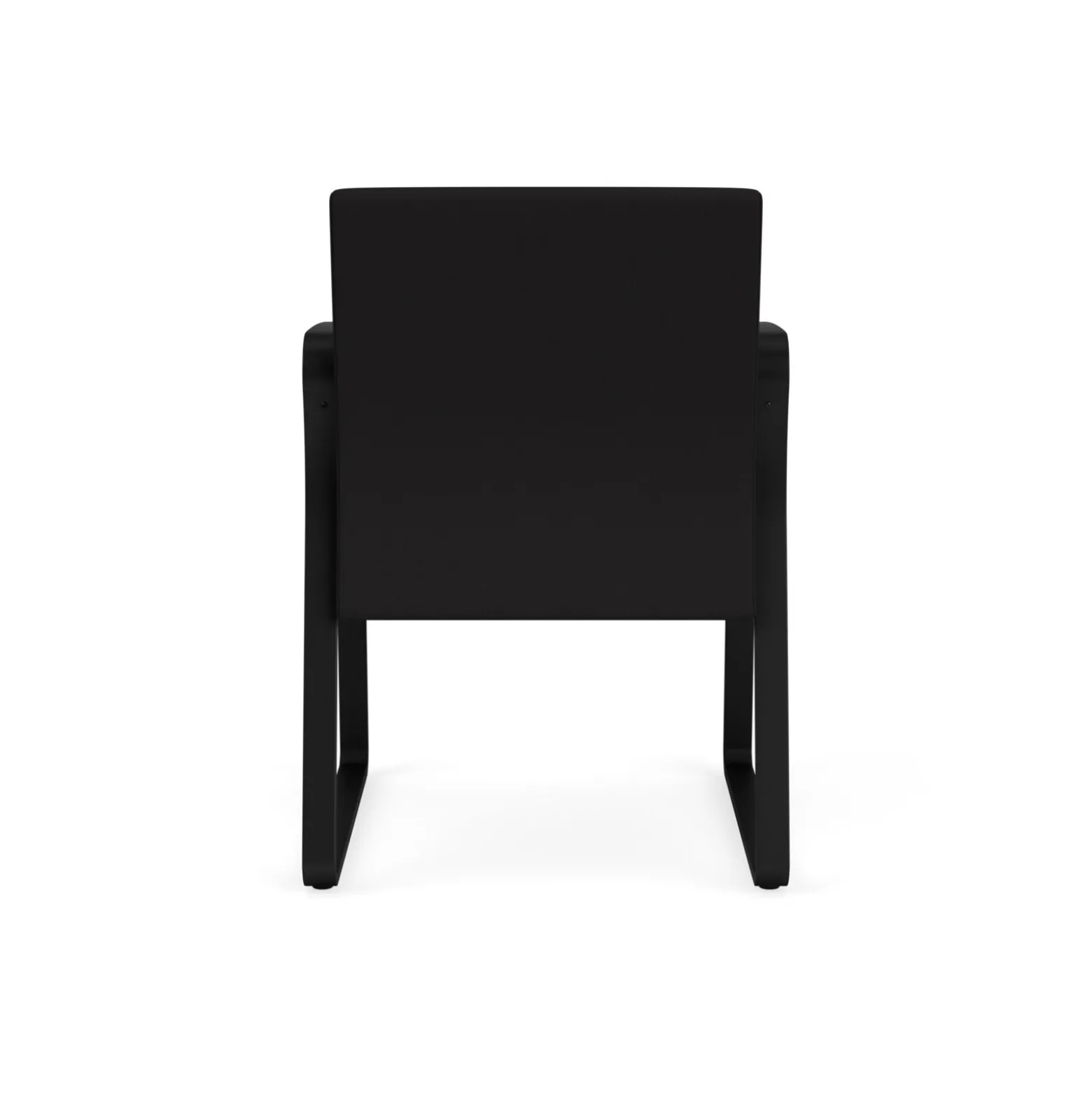 Waterfall Guest Chair in Standard Fabric, Sled Base