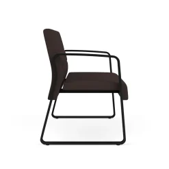 Waterfall Loveseat in Standard Fabric, Sled Base