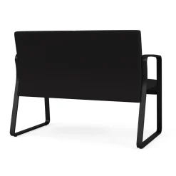 Waterfall Loveseat in Standard Fabric, Sled Base
