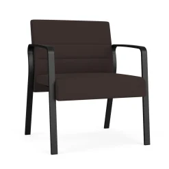 Waterfall Oversize Guest Chair in Standard Fabric, 4-leg Base