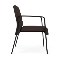 Waterfall Oversize Guest Chair in Standard Fabric, 4-leg Base